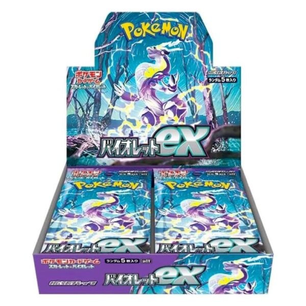 caja de sobres pokemon violet ex
