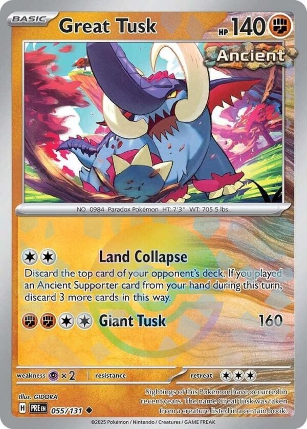 610576_in_1000x1000-1.jpg Great Tusk - 55/131 - Prismatic Evolutions