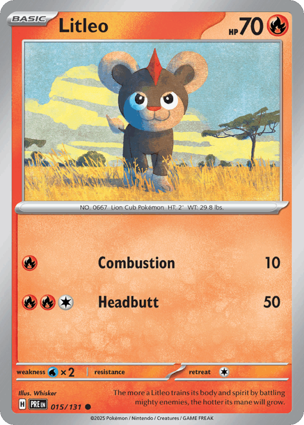 15_hires.png Litleo - 015/131 - Prismatic Evolutions
