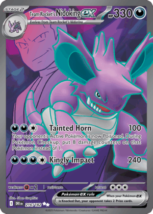 Nidoking ex - 216/182 - Destined Rivals