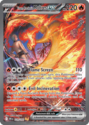 Moltres ex - 229/182 - Destined Rivals