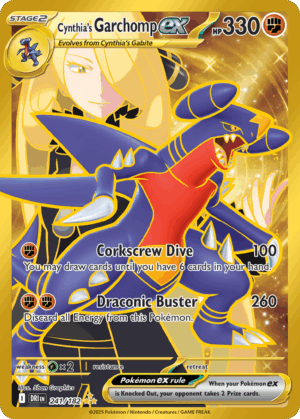 Garchomp ex - 241/182 - Destined Rivals