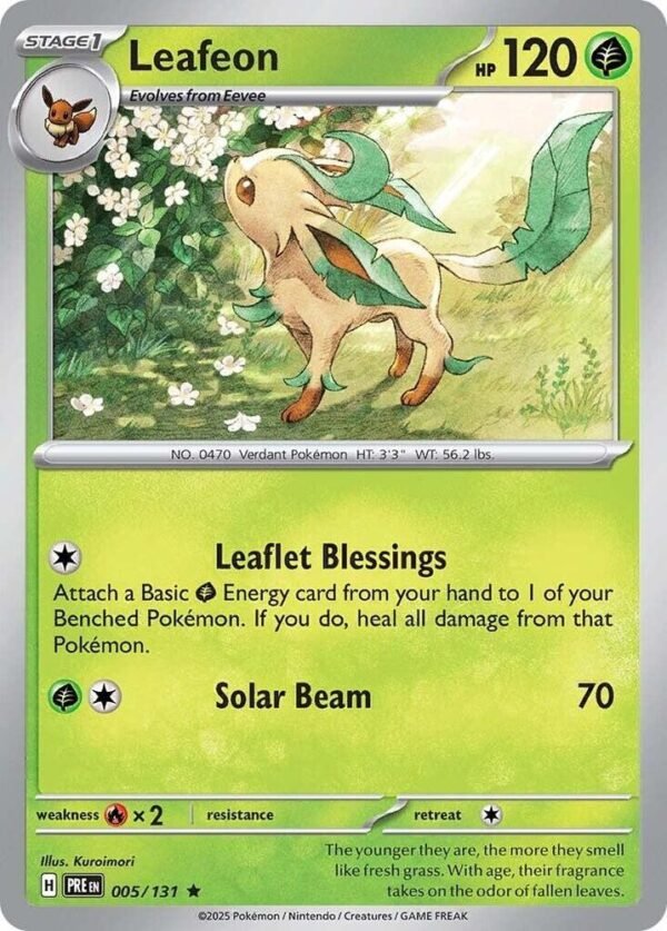 610360_in_1000x1000 Leafeon - 005/131 - Prismatic Evolutions