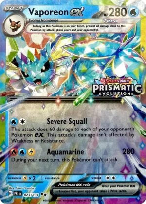 Vaporeon ex - 023/131 - Prismatic Evolutions