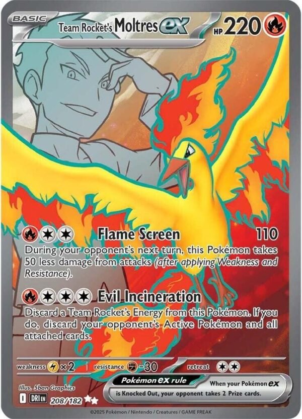 Moltres ex - 208/182 - Destined Rivals
