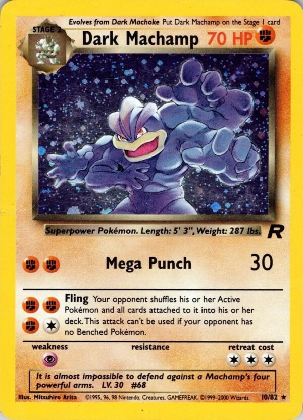 1600 Dark Machamp - 010/082 - Team Rocket