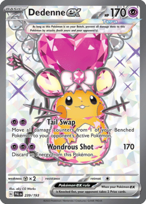 Dedenne ex - 239/193 - Paldea Evolved