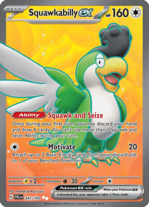 Squawkabilly ex - 247/193 - Paldea Evolved