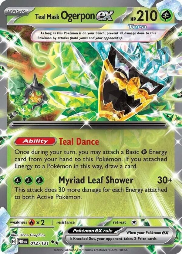 610367_in_1000x1000 Teal Mask Ogerpon ex - 025/131 - Prismatic Evolutions