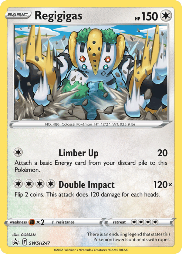 SWSH247_hires.png Regigigas - SWSH247/PROMO - Sword & Shield Promo