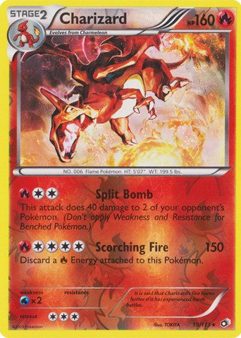 Charizard - 19/113 - Holo Rare - Reverse Holo (Inglés)