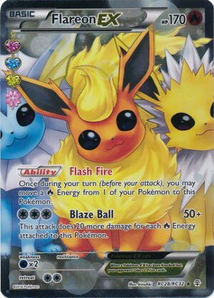 Flareon-EX - RC28/RC32 - Full Art Ultra Rare (Inglés)