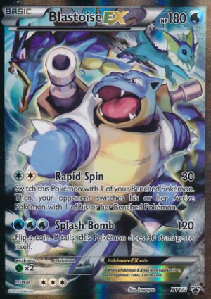 Blastoise EX - XY122 - Red & Blue Collection Blastoise EX Box (Inglés)