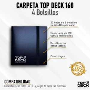 Carpeta Esencial 160 - 4 Bolsillos Top Deck