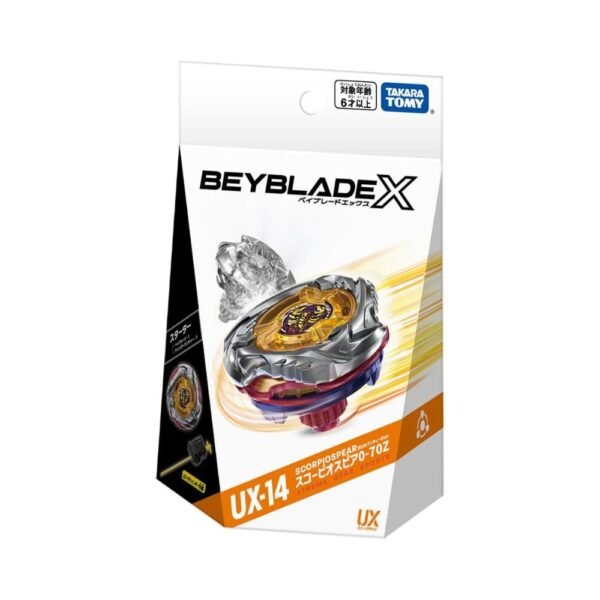Takara Tomy Beyblade X UX-14 Scorpio Spear