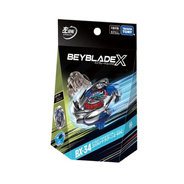 Takara Tomy Beyblade X BX-34 Cobalt Dragoon