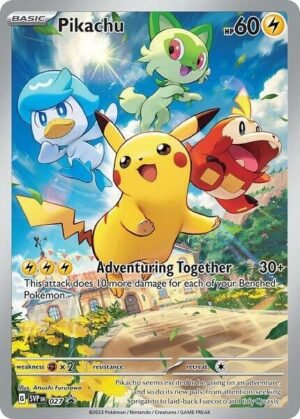 Pikachu - 027/PROMO - Scarlet & Violet Promos