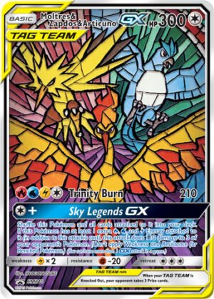 Moltres & Zapdos & Articuno GX - SM210 - SM Black Star Promo (Inglés)