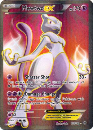Mewtwo-EX - 158/162 - Full Art Ultra Rare (Inglés)
