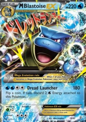 Mega-Blastoise-EX - 18/83 - Holo Rare EX (Inglés)