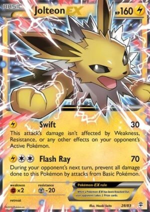Jolteon-EX - 28/83 - Holo Rare ex (Inglés)