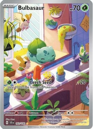 Bulbasaur - 143/142 - Illustration Rare (Español)