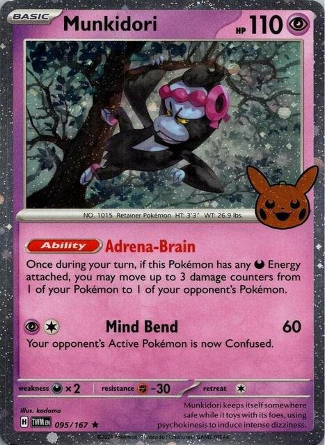 Munkidori - 095/167 - Rare - Cosmos Holo (Trick or Trade BOOster Bundle 2024) (Inglés)