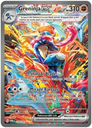Greninja ex - 214/167 - Special Illustration Rare (Español)