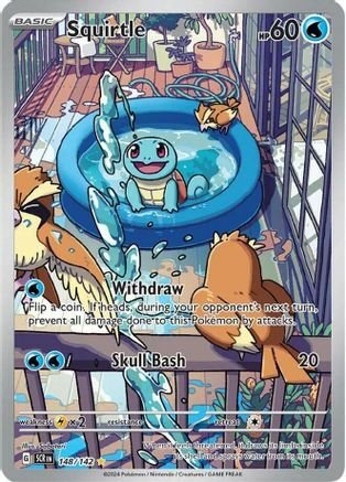 Squirtle - 148/142 - Illustration Rare (Español)