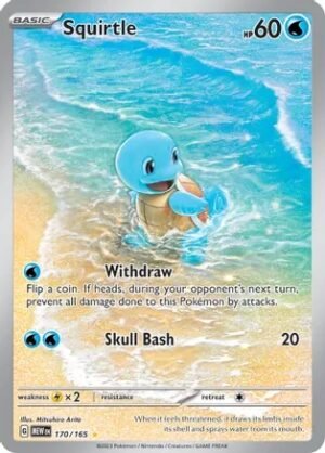 Squirtle - 170/165 - Illustration Rare (Inglés)