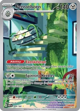 Ferrothorn - 209/182 - Illustration Rare (Inglés)