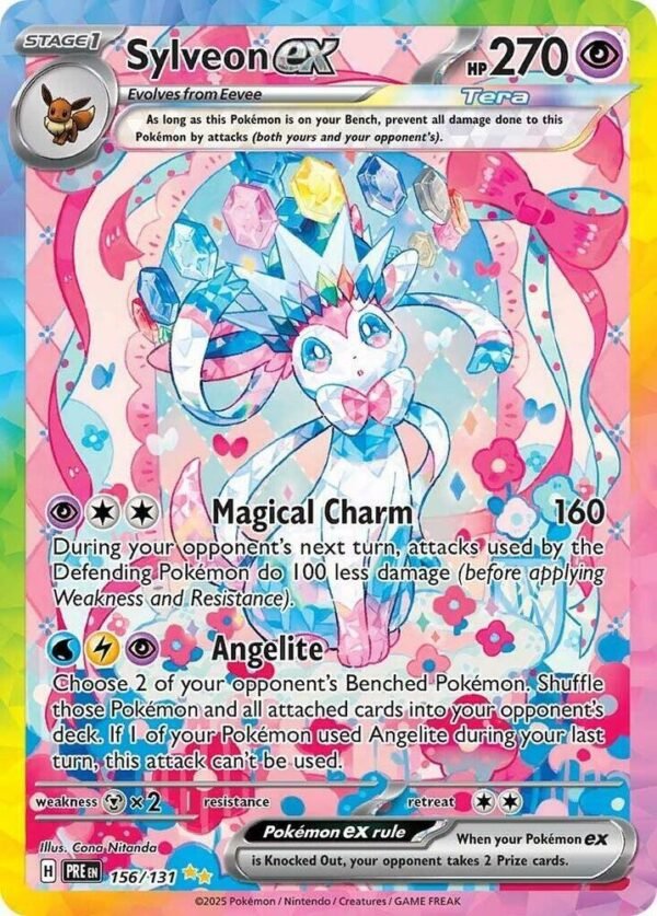 Sylveon ex - 156/131 - Special Illustration Rare (Español)