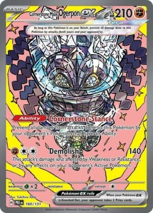 Cornerstone Mask Ogerpon ex - 160/131 - Special Illustration Rare (Inglés)