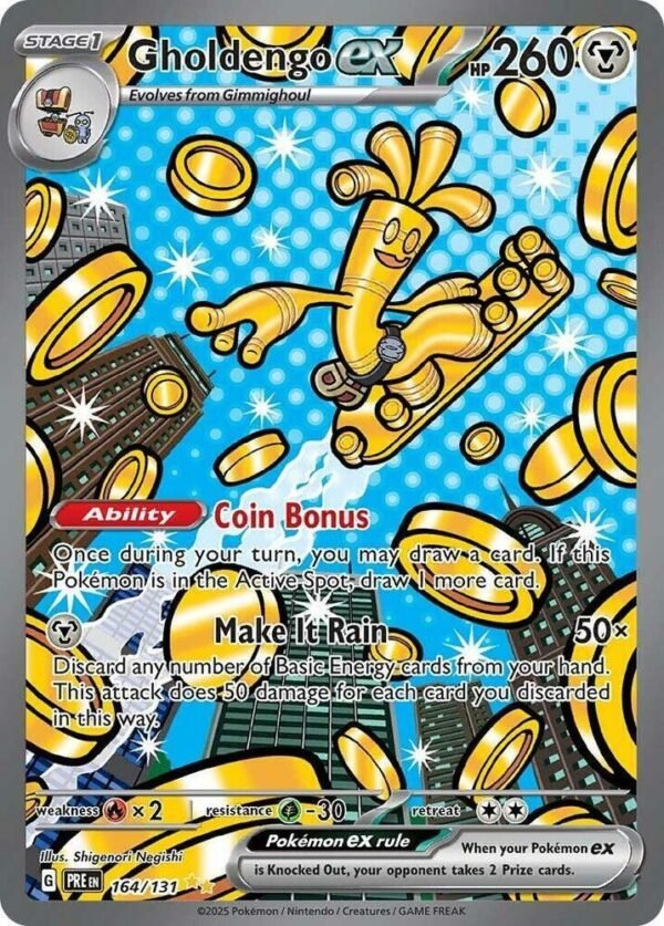 Gholdengo ex - 164/131 - Special Illustration Rare (Inglés)