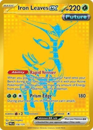Iron Leaves ex - 176/131 - Hyper Rare (Inglés)