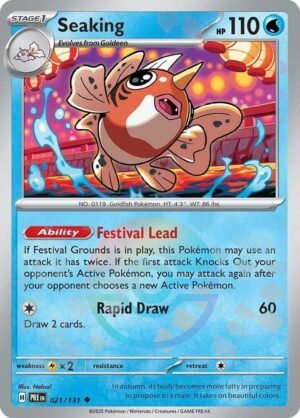 Seaking (Poke Ball Pattern) - 021/131 - Uncommon - Reverse Holo (Inglés)