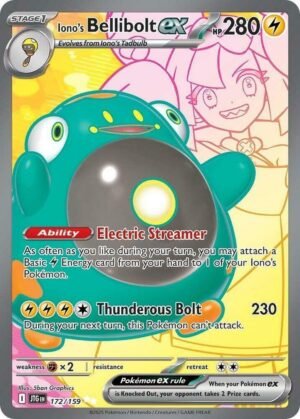 Iono's Bellibolt ex - 172/159 - Ultra Rare (Español)