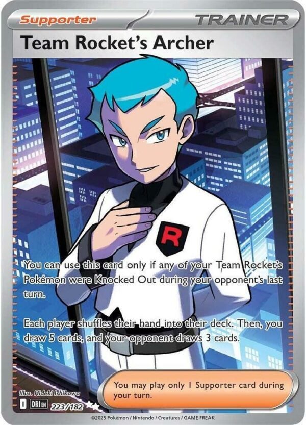 633023_in_1000x100020250602-1538-4562kh Team Rocket's Archer - 223/182 - Ultra Rare (Español)