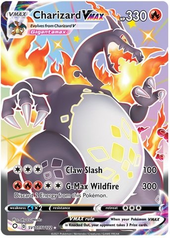 Charizard VMAX - SV107/SV122 - Shiny Holo Rare (Español)