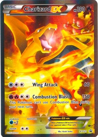 Charizard EX - XY121 - Charizard EX Red & Blue Box Promo (Inglés)