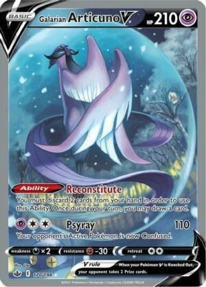Galarian Articuno V - 170/198 - Full Art Ultra Rare (Inglés)