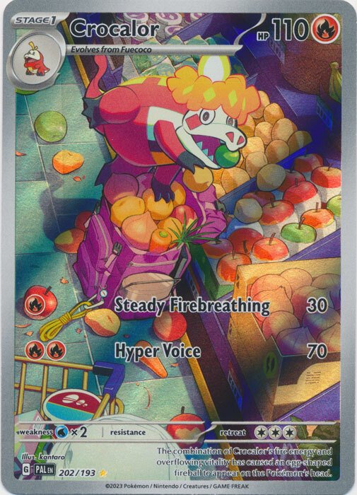 Crocalor - 202/193 - Illustration Rare (Inglés)