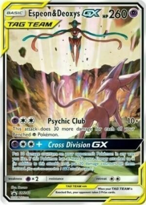 Espeon & Deoxys Tag Team GX - SM240 - SM Black Star Promos (Español)