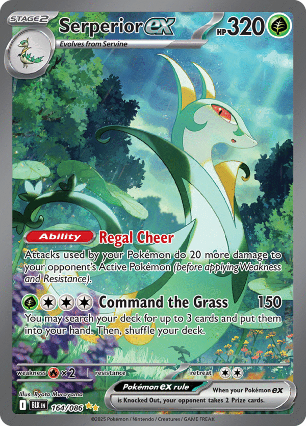 Serperior ex - 164/086 - Special Illustration Rare (Inglés)